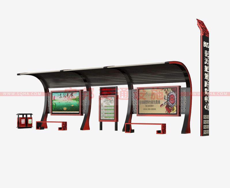 鄉(xiāng)鎮(zhèn)適用的不銹鋼候車亭款式推薦